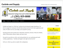 Tablet Screenshot of carbideandsupply.com